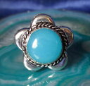 【送料無料】ジュエリー・アクセサリー リングサイズanello fiore argentato meta gemme blu in fiore 18 mm ta...