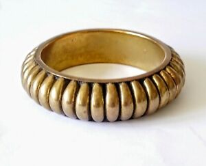 【送料無料】ジュエリー・アクセサリー ヴィンテージブラスブレスレットコスティンvintage in ottone braccialetto a costine 70s