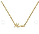 【送料無料】ジュエリー・アクセサリー ゴールドメッキネックレスペンダントママスペシャルブランドママクリスマス9ct oro placcato collana c...