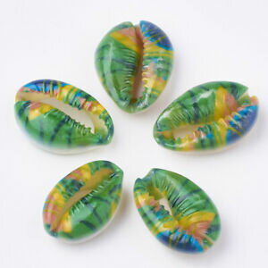 【送料無料】ジュエリー・アクセサリー マルチカラーシェルペンダントネックレスビーズジュエリー50x multi color se shell pendants collana beads making diy jewelry decor