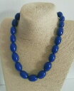 ジュエリー・アクセサリー ステートメントジュエリーアーティボホネックレスblue lunga collana con dichiarazione grosso graduate bigiotteria arty boho