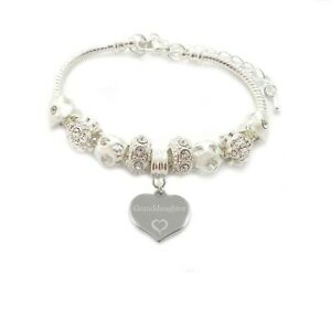 【送料無料】ジュエリー・アクセサリー サナベル?カスタムブレスレットsanabelle ? nipote personalizzato inciso bracciale con charm