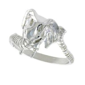 【送料無料】ジュエリー・アクセサリー シルバースターリングハイポリッシュアフリカゾウリングヘッドargento sterling alto lucidato africano elefante testa anello
