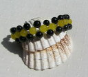 【送料無料】ジュエリー・アクセサリー ブラックイエローアゲートチャクラビーズブレスレットonice nero amp; giallo agate gemstone chakra in tessuto con perline bracciale yeira