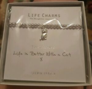 【送料無料】ジュエリー・アクセサリー ペンダントブレスレットciondoli per la vita la vita e migliore con un braccialetto di gatto