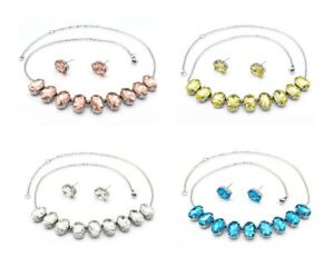 【送料無料】ジュエリー・アクセサリー ステンレスセットコリアーシルバーボタンイヤリングバーブステインin acciaio inox set collier orecchini a bottone argento colori donna farbsteine 42,5 cm ex 【送料無料】ジュエリー・アクセサリー ステンレスセットコリアーシルバーボタンイヤリングバーブステインin acciaio inox set collier orecchini a bottone argento colori donna farbsteine 42,5 cm ex