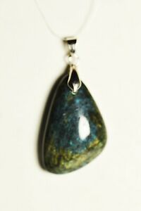 【送料無料】ジュエリー・アクセサリー ペンデンティフエンオブシディエンヌメントゴッコルデュメキシクセレステpendentif en obsidienne mentogochol du mexique 35x23mm ?il celeste