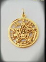 yzWG[EANZT[ egO}g^X}v^`phIy^O}bLCG\ebNS[htetragrammaton,talisman plata,chapado oro,pentagrama plated in gold esoterico,