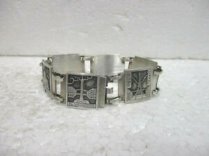 ̵ۥ奨꡼꡼ 󥷥֥쥹åȥ᥿륢른ƥѥ˥ancien bracelet en metal argente aux monuments de paris