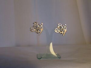 【送料無料】ジュエリー・アクセサリー カールクリップビッシュドベレモチーフズシルバーメタルriccioli clip biche de bere motivi numeri metallo argentato