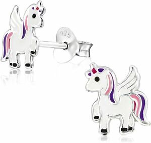 【送料無料】ジュエリー・アクセサリー スターリングシルバーユニコーンライモンズキッズイヤリングlaimons kids orecchini con unicorno per ragazze, in argento sterling 925, 【送料無料】ジュエリー・アクセサリー スターリングシルバーユニコーンライモンズキッズイヤリングlaimons kids orecchini con unicorno per ragazze, in argento sterling 925,