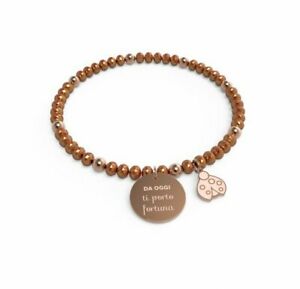 【送料無料】ジュエリー・アクセサリー ブレスレットシェリーbracciale donna da oggi ti porto fortuna 10 buoni propositi cherie b5448robf