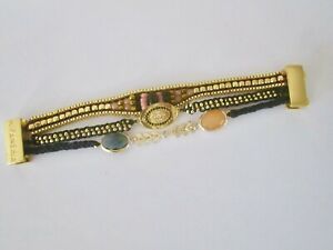 ヒパネマ 【送料無料】ジュエリー・アクセサリー ブレスレットヒパネマドレテールbracelet hipanema dore taille s