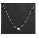 【送料無料】ジュエリー アクセサリー スワロフスキーブラスクリスタルチボチェーンネックレスtcm tchibo donna collana catena con swarovski cristalli in ottone