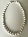 【送料無料】ジュエリー・アクセサリー コリアーパーヴィンテージパールeトレシックエタットノイフcollier pur vintage perle blanc et dore 47,5cm tres chic etat neuf