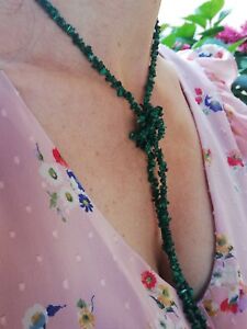 【送料無料】ジュエリー・アクセサリー コリアーアンシアンアンペルドマラカイトcollier ancien en perles de malachite