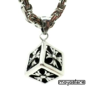 【送料無料】ジュエリー・アクセサリー チェーンペンダントステンレスチェーンケルトキューブre xl catena ciondolo croce di ferro acciaio inox catena celti cubo massiccio