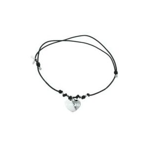 【送料無料】ジュエリー・アクセサリー ネックレスラグジュアリーブラックコルティーノチャームハートシルバーcollana donna liu jo luxury lj299 cordino nero charms cuore argento 925