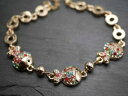 bracciale pesce strass brillanti oroブレスレットラインストーンブリリアントゴールド※注意※NYからの配送になりますので2週間前後お時間をいただきます。人気の商品は在庫が無い場合がございます。ご了承くださいませ。サイズの種類の商品は購入時の備考欄にご希望のサイズをご記載ください。　携帯メールでの登録ですと楽天からのメールが届かない場合がございます。