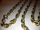 【送料無料】ジュエリー・アクセサリー ヴィンテージゴールドトーンガードチェーンvintage gold tone guard catena anni60