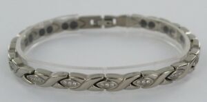 【送料無料】ジュエリー・アクセサリー クリスタルブレスレットチタンブレスレットda donna autentico ..