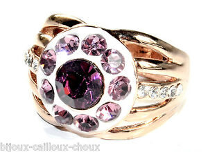 【送料無料】ジュエリー・アクセサリー バグクーラーローズアノークリスタルブランビジューリングbague..