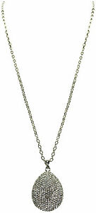 【送料無料】ジュエリー・アクセサリー ネックレスロングステートメントネックレスペンダントラインストーン