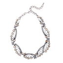 【送料無料】ジュエリー・アクセサリー コリアーラスデュクーチョーカーコートアールデコブランチクリスタルジャウンレトロcollier ras du cou cho...