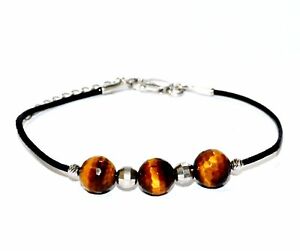 【送料無料】ジュエリー・アクセサリー ブレスレットオエイルドタイガーアージェントbracelet oeil de tigre argent