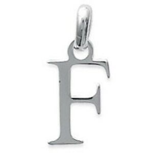 【送料無料】ジュエリー・アクセサリー ペンデンティフイニシャルレトルシェーヌアンオプションアイデカドーpendentif initiale lettre f en argent 925 chaine en option idee cadeau