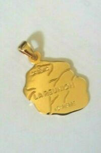 【送料無料】ジュエリー・アクセサリー ペンデンティフアンプラケレユニオンpendentif en plaque or reunion