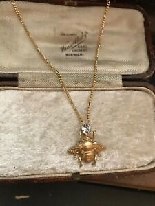 【送料無料】ジュエリー・アクセサリー ヴィンテージマットオロビークリスタルドロップペンダントネックレスvintage matt oro bee amp; collana con pendente a goccia cristallo 【送料無料】ジュエリー・アクセサリー ヴィンテージマットオロビークリスタルドロップペンダントネックレスvintage matt oro bee amp; collana con pendente a goccia cristallo