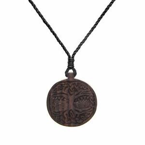 【送料無料】ジュエリー・アクセサリー ペンダントケルトネックレス81stgeneration pendente in legno albero della vita conoscenza celtico collana