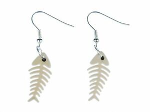【送料無料】ジュエリー・アクセサリー フィッシュボーンイヤリングミニブリングスピナマーシーフードホワイトlisca di pesce orecchini miniblings pendenti fishbone spina mare seafood bianco 【送料無料】ジュエリー・アクセサリー フィッシュボーンイヤリングミニブリングスピナマーシーフードホワイトlisca di pesce orecchini miniblings pendenti fishbone spina mare seafood bianco