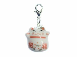 【送料無料】ジュエリー・アクセサリー ラッキーチャームミニブリングキャットチャイナマネキネコホワイトfortunato charm miniblings gatto cina manekineko porcellana bianco