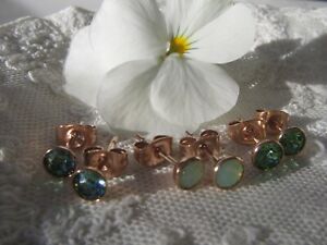 【送料無料】ジュエリー・アクセサリー クエストキクドイヤリングボタンローズゴールドベーシックorecchini qudo bottone 5mm oro rosa con swarovski elementsmolti colori basic