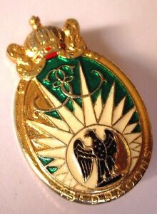 broche ancien bijou vintage ecusson 13 eme dragons 1992 couleur or 275ブロシュアンシエンビジューヴィンテージエクソンエメドラゴンズクーラー※注意※NYからの配送になります...