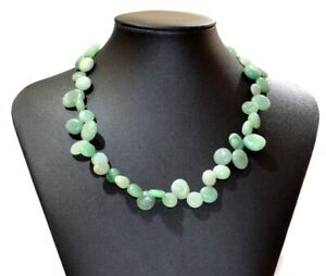 【送料無料】ジュエリー・アクセサリー コリアーアベンチュリンcollier aventurine verte