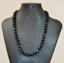 【送料無料】ジュエリー・アクセサリー コリアーアゲートノワールcollier agate 8mm noire