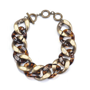 【送料無料】ジュエリー・アクセサリー ゴールデンネックレスサタンネックチェーンレトロタートルパターンcollana dorato ras del collo grande catena motivo tartaruga da retro qt14