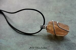 ジュエリー・アクセサリー スターリングシルバーペンダントスモーキークォーツネックレスピュアエナジーsmoky quartz collana con pendente in argento sterling protezione meditazione pura ener