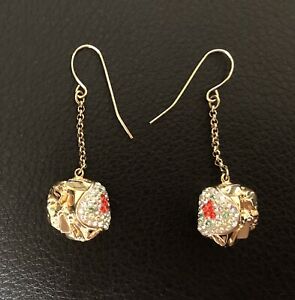 【送料無料】ジュエリー・アクセサリー オリジナルスワロフスキーイヤリングorecchini swarovski origi..