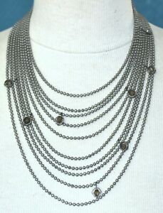 【送料無料】ジュエリー・アクセサリー コリアーマルチランエンメタルクールアージェントcollier multirangs ikks en metal couleur argent