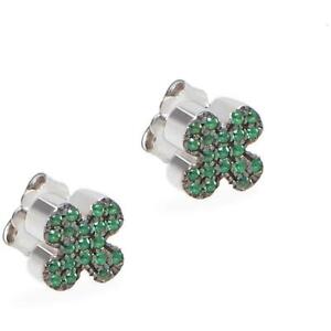 【送料無料】ジュエリー・アクセサリー イヤリングウーマンジャックシルバースワロフスキークローバーロボ