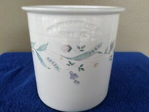 【送料無料】キッチン用品・食器・調理器具・陶器　プファルツグラフエイプリルストーンウェア用品ホルダーPfaltzgraff April Stoneware Utensil Holder 6.25 x 6.25