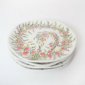 ̵ۥåʡĴƫ̵¤νդ쥯󥵥ץ졼Tabletops Unlimited Spring Garden Hand Painted Collection Salad Plates - 4