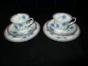 yzLb`piEHEE@~Be[WAGCY[R[t[peAgIAJbvA\[T[Av[gA2 x Vintage Rare Aynsley Cornflower Patteren , Trios, Cup,Saucer ,Plate ,1st