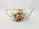 Peppertree Teaware Fine Porcelain Collectibles Roses Gold Trim White Teapotペッパーツリーティーラファイン磁器コレクティブルズローズゴールドトリムホワイトティーポット※注意※NYからの配送になりますので2週間前後お時間をいただきます。人気の商品は在庫が無い場合がございます。ご了承くださいませ。サイズの種類の商品は購入時の備考欄にご希望のサイズをご記載ください。　携帯メールでの登録ですと楽天からのメールが届かない場合がございます。