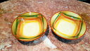 yzLb`piEHEE@Be[Wo[mEFAz[Xpnh͖؃{Ẽbg`܂BVintage Vernonware Homespun hand painted 8 7/8 lot of 2 vegetable bowls.