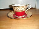 Red Aynsley C163 ~ For Harrods? Demitasse Cup Saucer &amp; Silver Spoon ~ Excellentレッド・エイズリーハロッズのためにデミタッセカップソーサーシルバースプーンエクセレント※注意※NYからの配送になりますので2週間前後お時間をいただきます。人気の商品は在庫が無い場合がございます。ご了承くださいませ。サイズの種類の商品は購入時の備考欄にご希望のサイズをご記載ください。　携帯メールでの登録ですと楽天からのメールが届かない場合がございます。